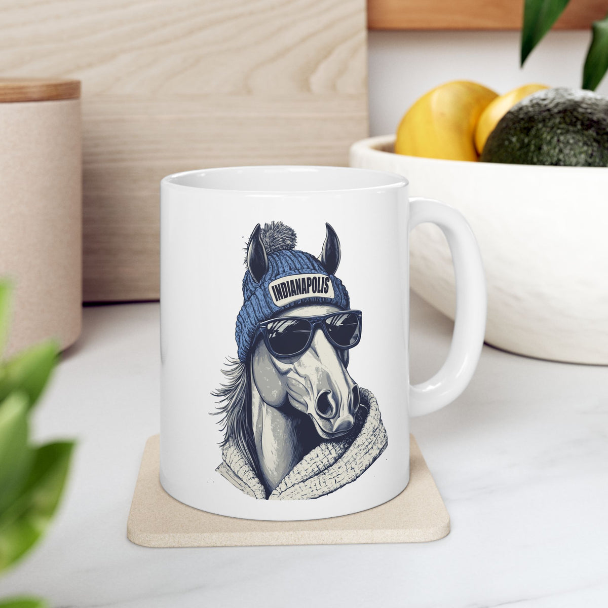Indianapolis Colts Spirit Animal Ceramic Mug | Football Fan Gift