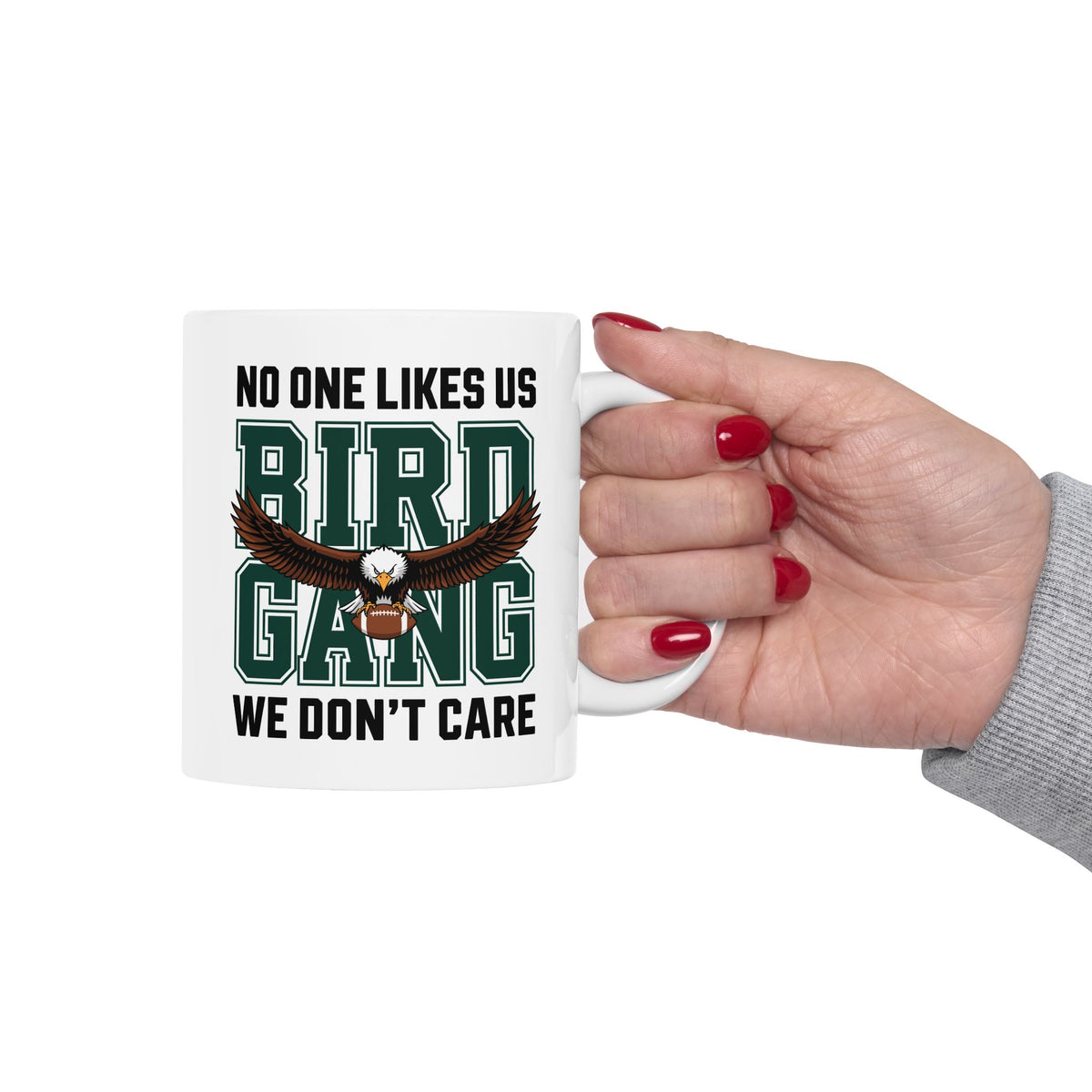 Philadelphia Eagles Ceramic Mug – No One Likes Us | Football Fan Gift