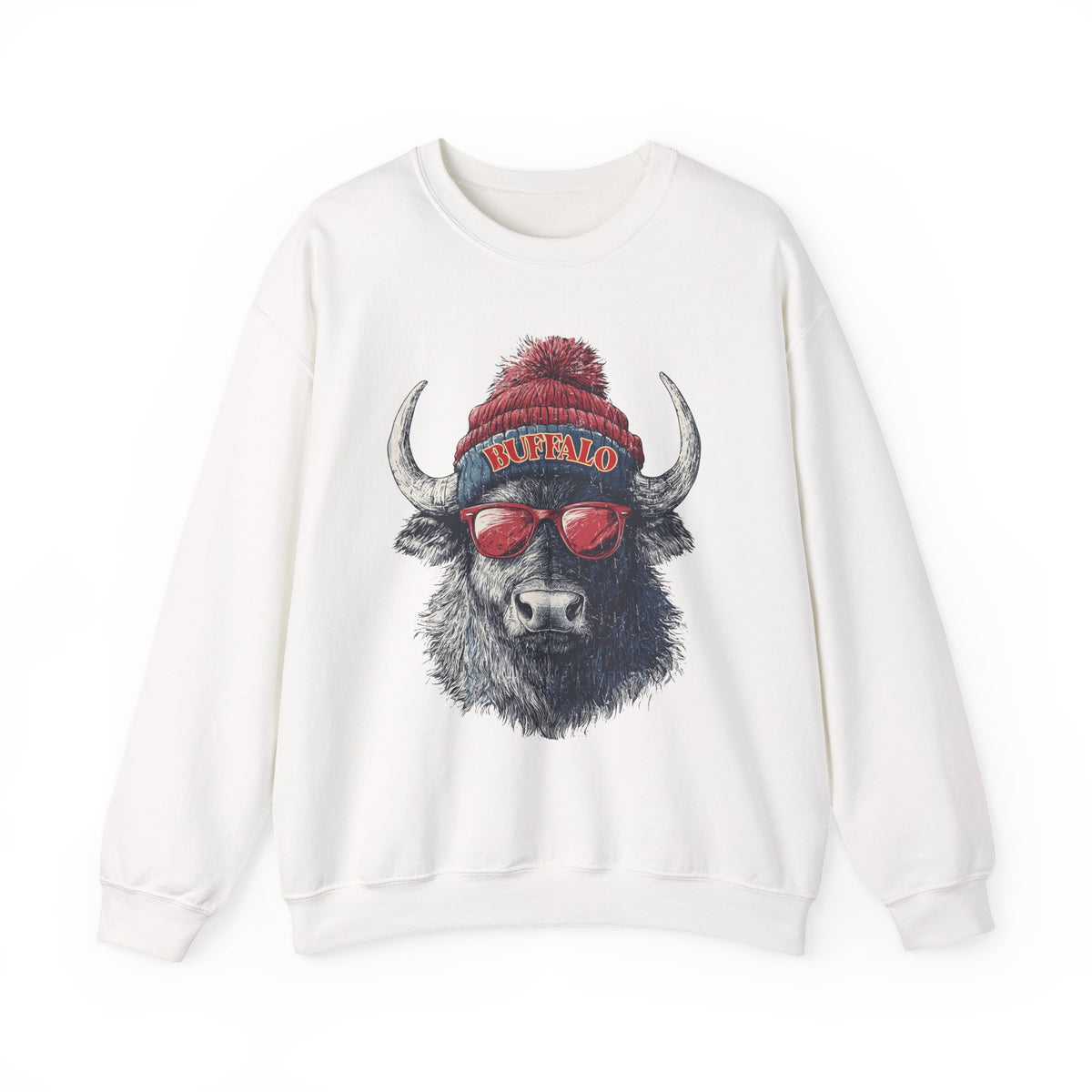 Buffalo Bills Spirit Animal Crewneck Sweatshirt | Football Fan Gift