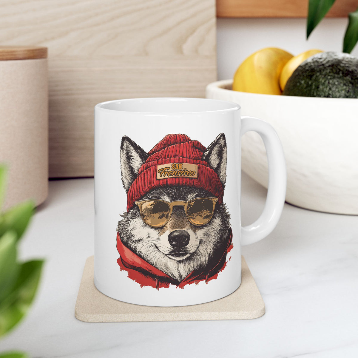 San Francisco 49ers Spirit Animal Ceramic Mug | Football Fan Gift