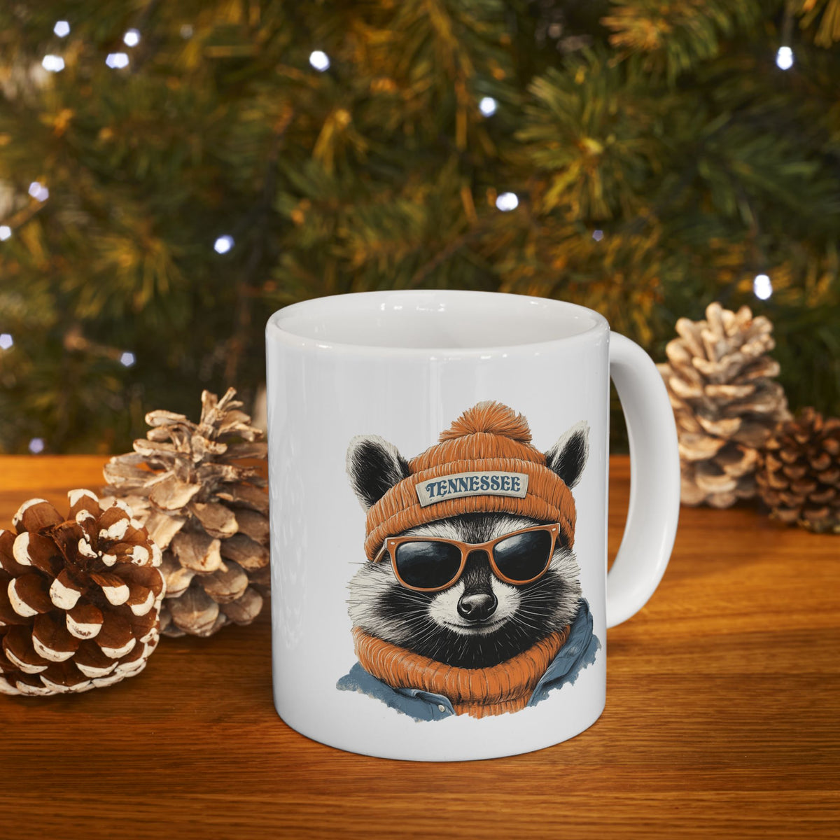 Tennessee Titans Spirit Animal Ceramic Mug – Orange Hat | Football Fan Gift