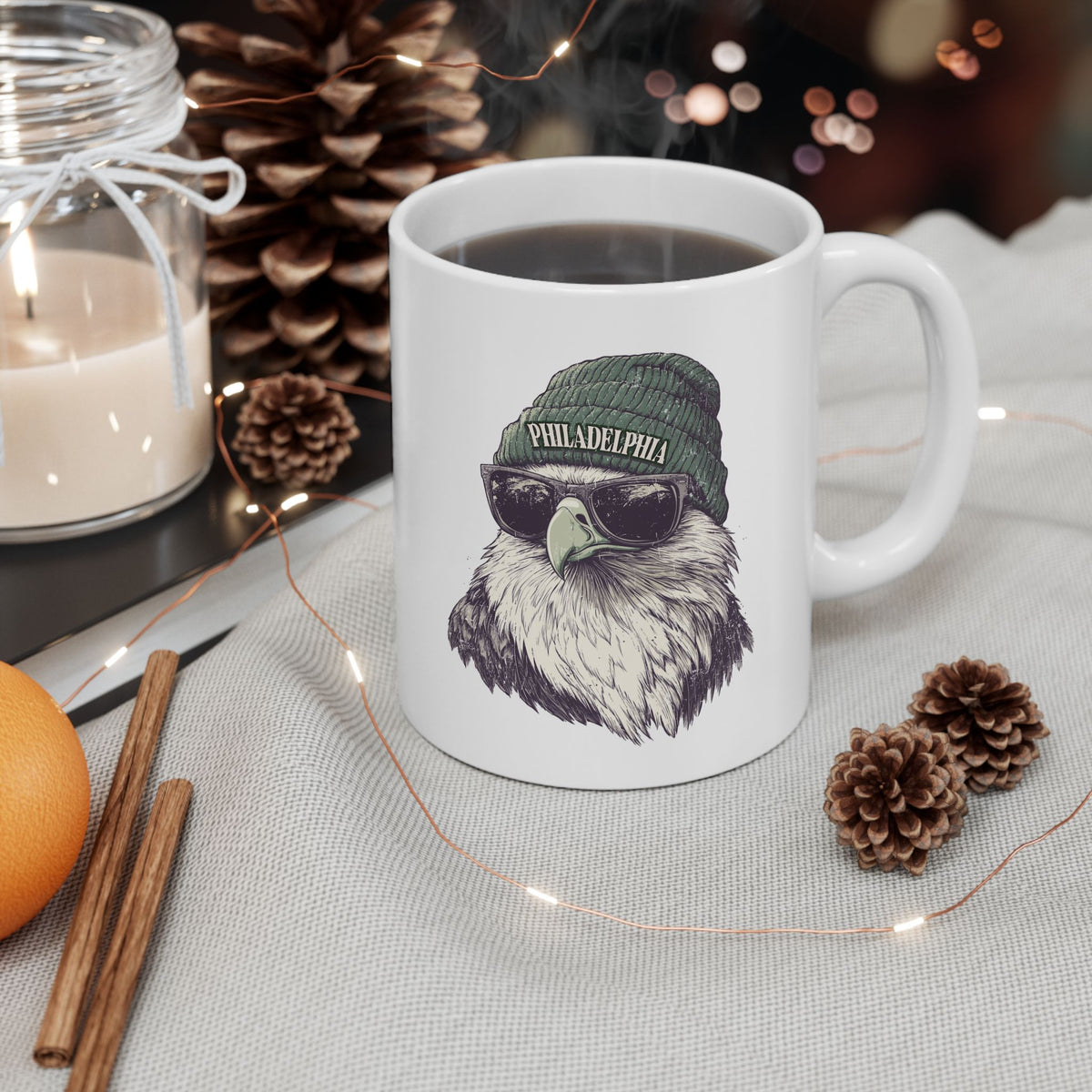 Philadelphia Eagles Spirit Animal Ceramic Mug | Football Fan Gift