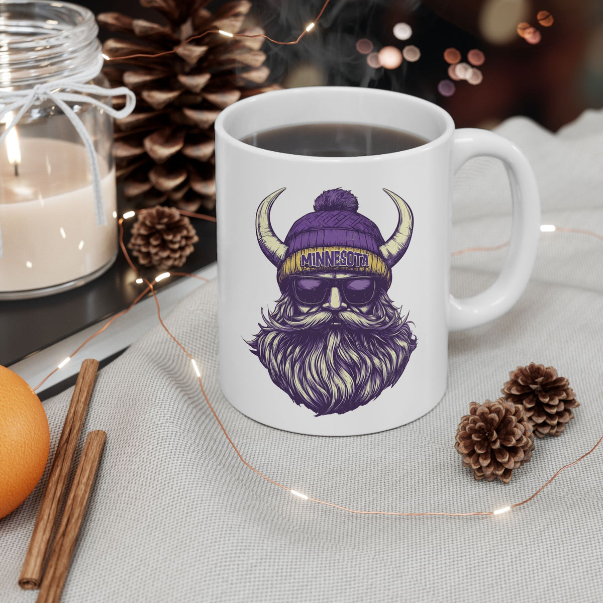 Minnesota Vikings Spirit Animal Ceramic Mug | Football Fan Gift