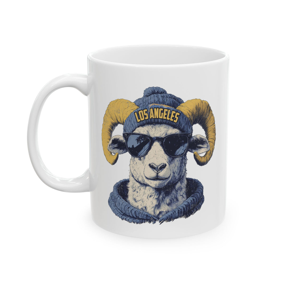 Los Angeles Rams Spirit Animal Ceramic Mug | Football Fan Gift