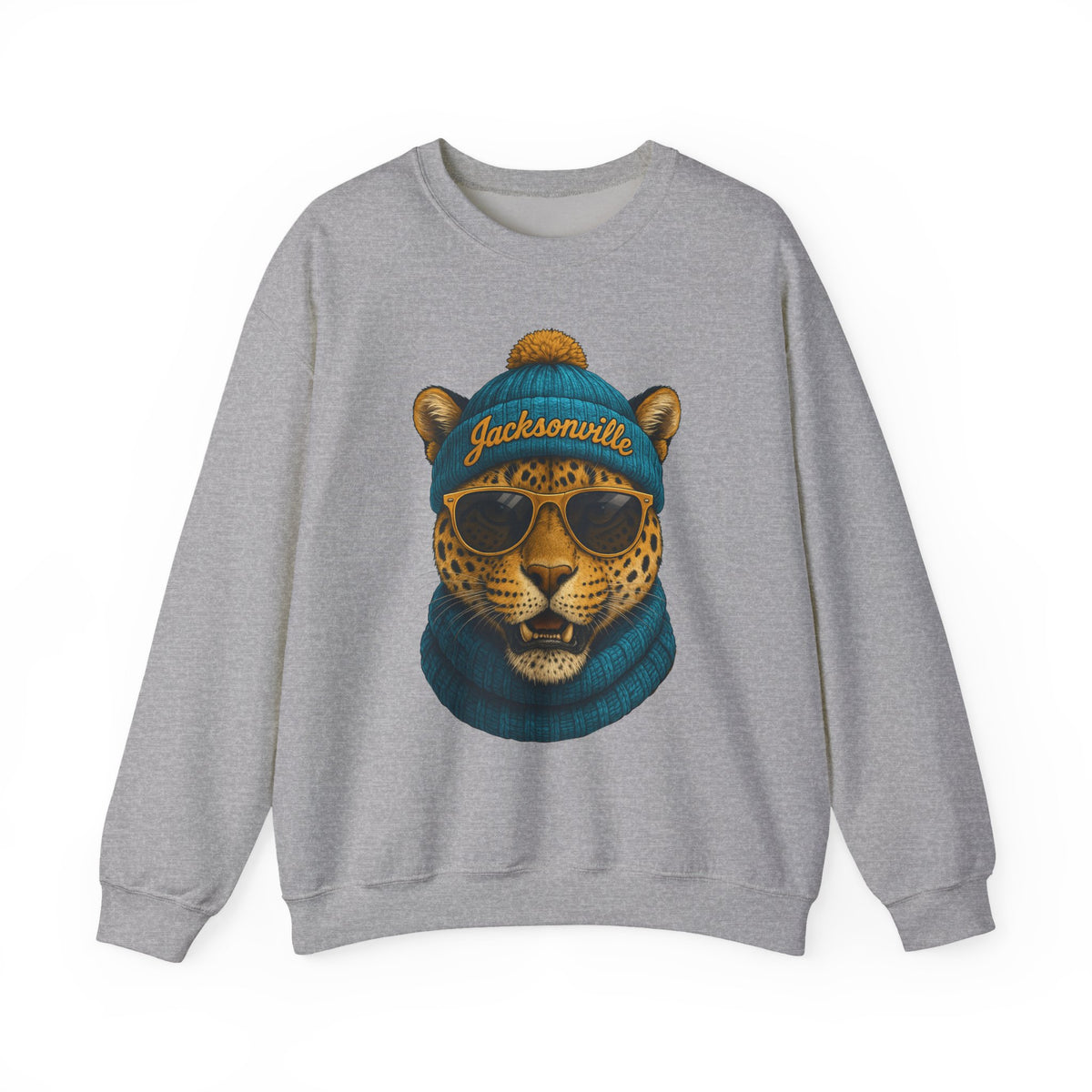 Jacksonville Jaguars Spirit Animal Crewneck Sweatshirt | Football Fan Gift