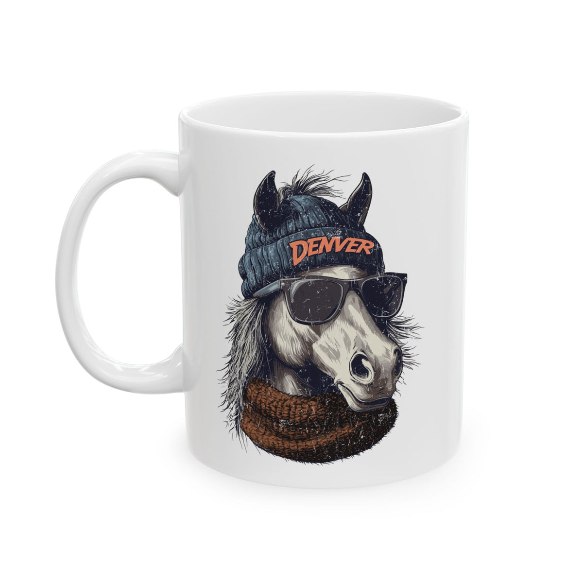 Denver Broncos Spirit Animal Ceramic Mug | Football Fan Gift