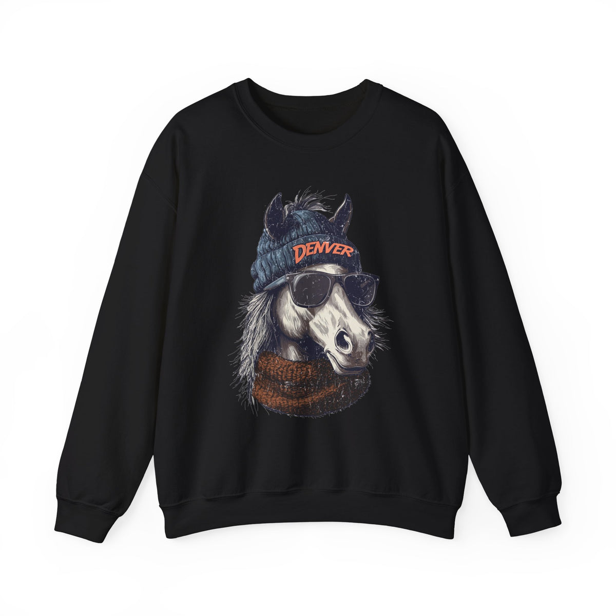 Denver Broncos Spirit Animal Crewneck Sweatshirt | Football Fan Gift