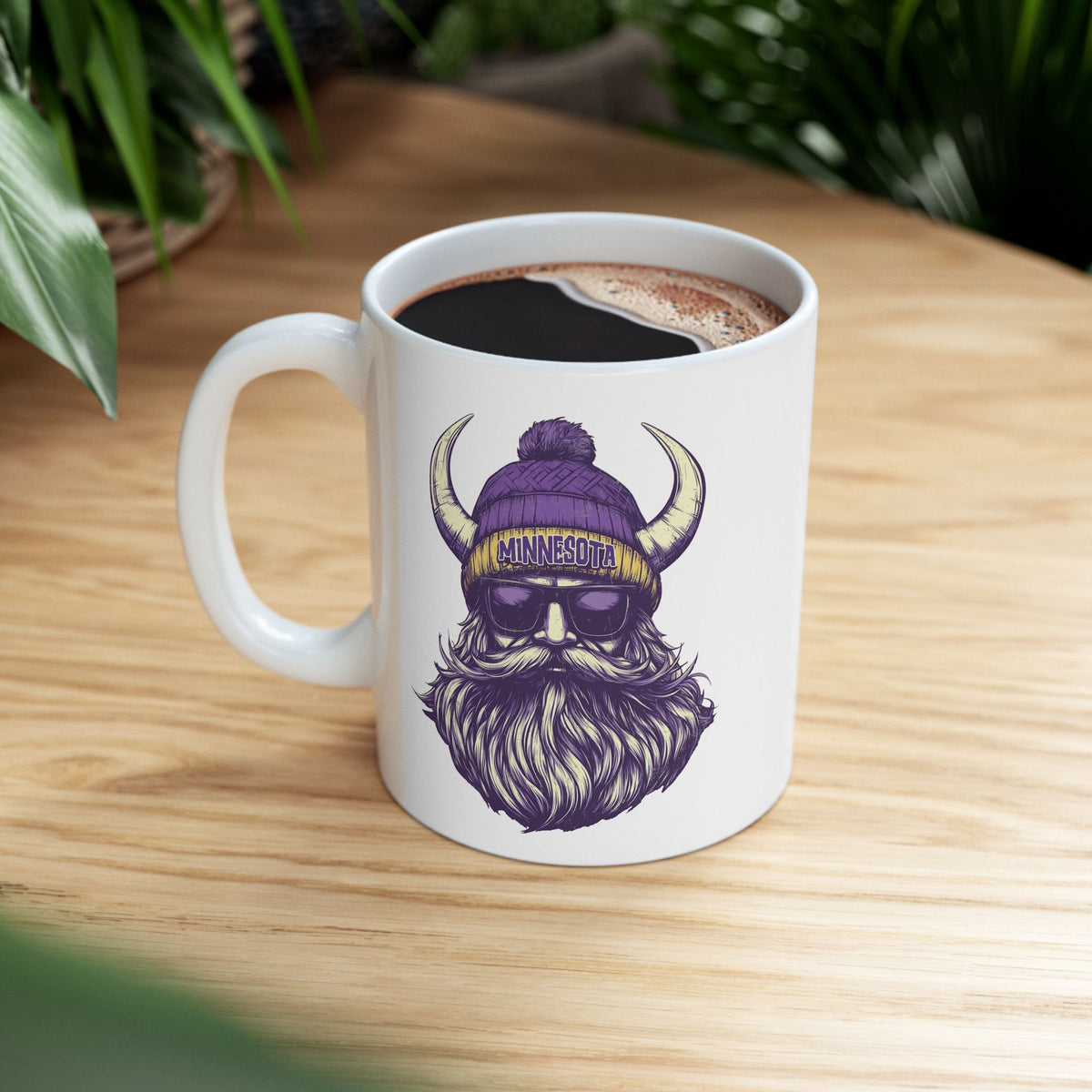 Minnesota Vikings Spirit Animal Ceramic Mug | Football Fan Gift