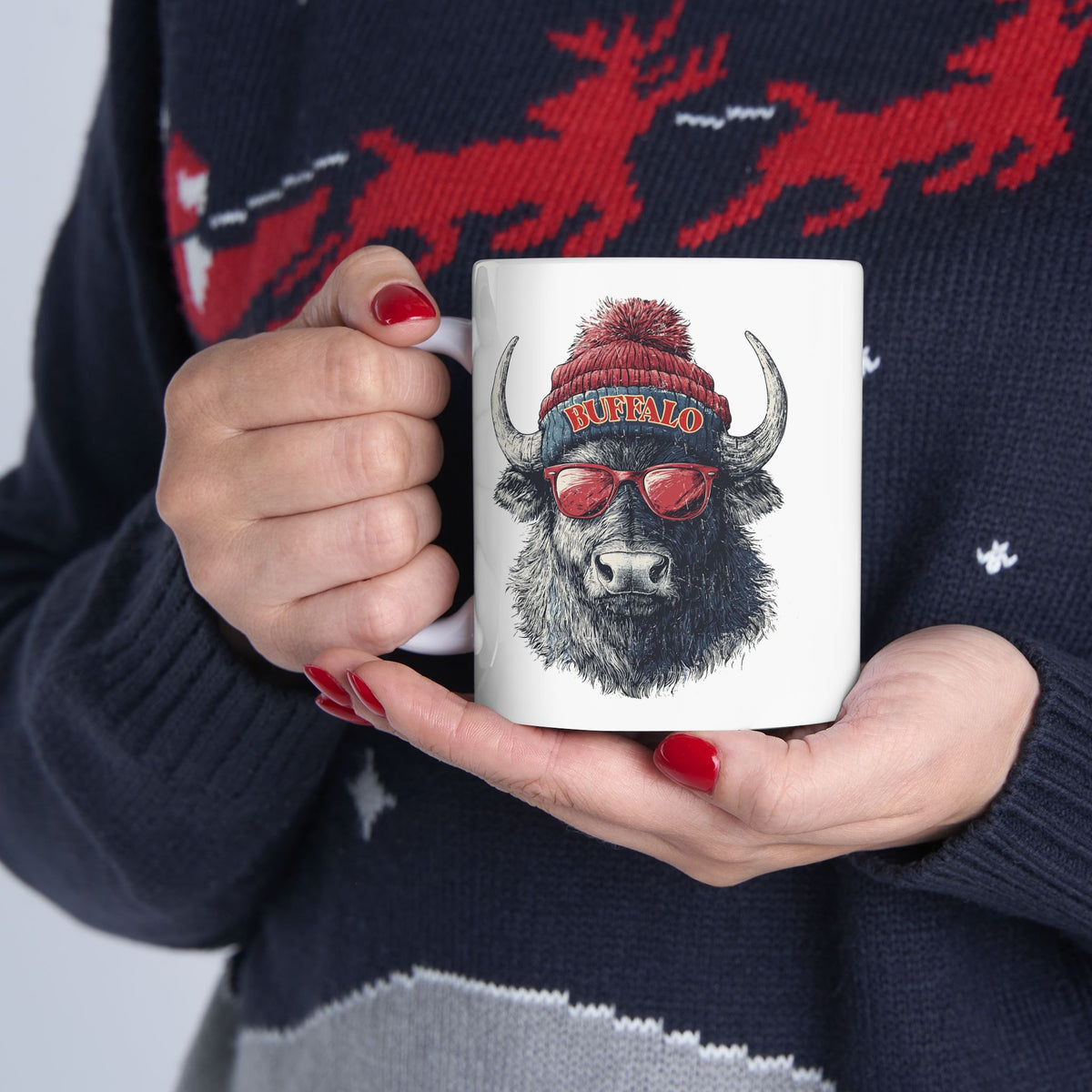 Buffalo Bills Spirit Animal Ceramic Mug | Football Fan Gift