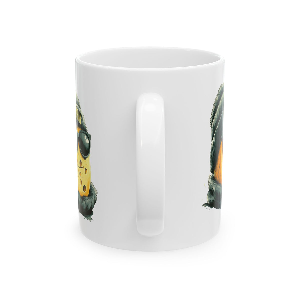 Green Bay Packers Spirit Animal Ceramic Mug – Cheesehead | Football Fan Gift