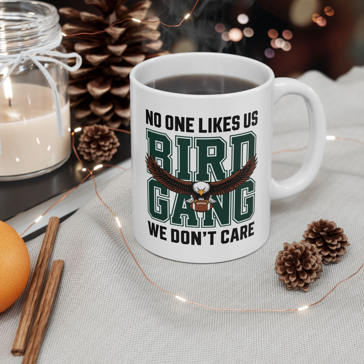 Philadelphia Eagles Ceramic Mug – No One Likes Us | Football Fan Gift