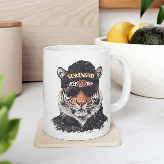 Cincinnati Bengals Spirit Animal Ceramic Mug | Football Fan Gift