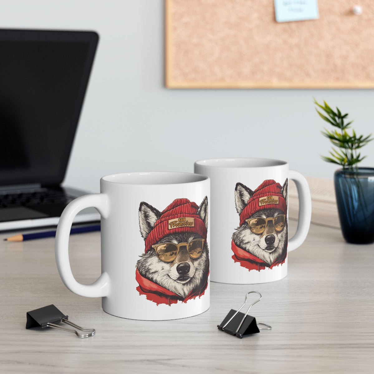 San Francisco 49ers Spirit Animal Ceramic Mug | Football Fan Gift