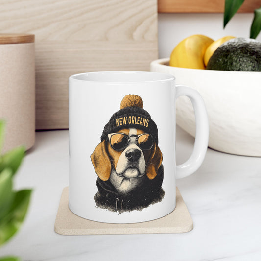 New Orleans Saints Spirit Animal Ceramic Mug | Football Fan Gift