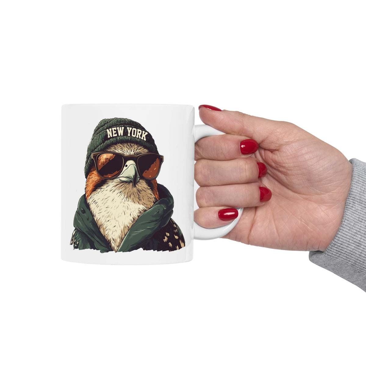 New York Jets Spirit Animal Ceramic Mug | Football Fan Gift
