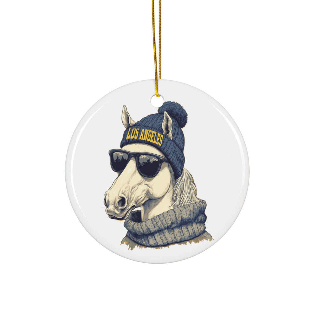 Los Angeles Chargers Spirit Animal Ceramic Ornament | Christmas Gift