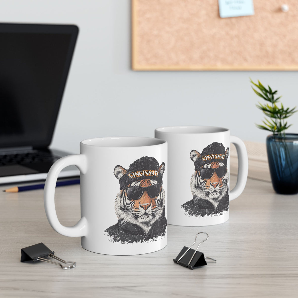Cincinnati Bengals Spirit Animal Ceramic Mug | Football Fan Gift