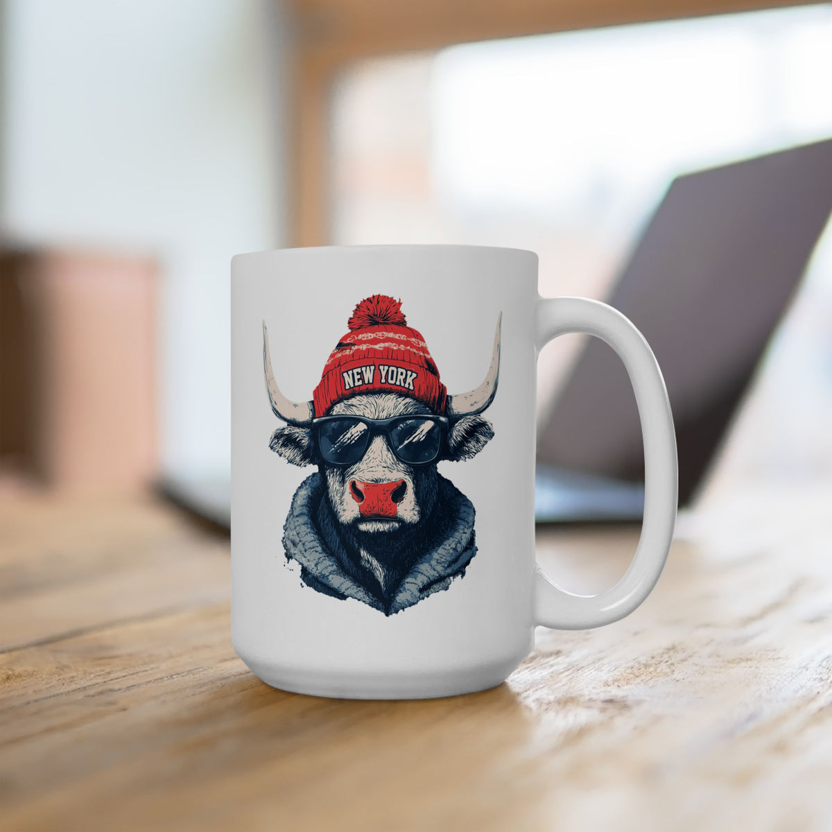 New York Giants Spirit Animal Ceramic Mug | Football Fan Gift