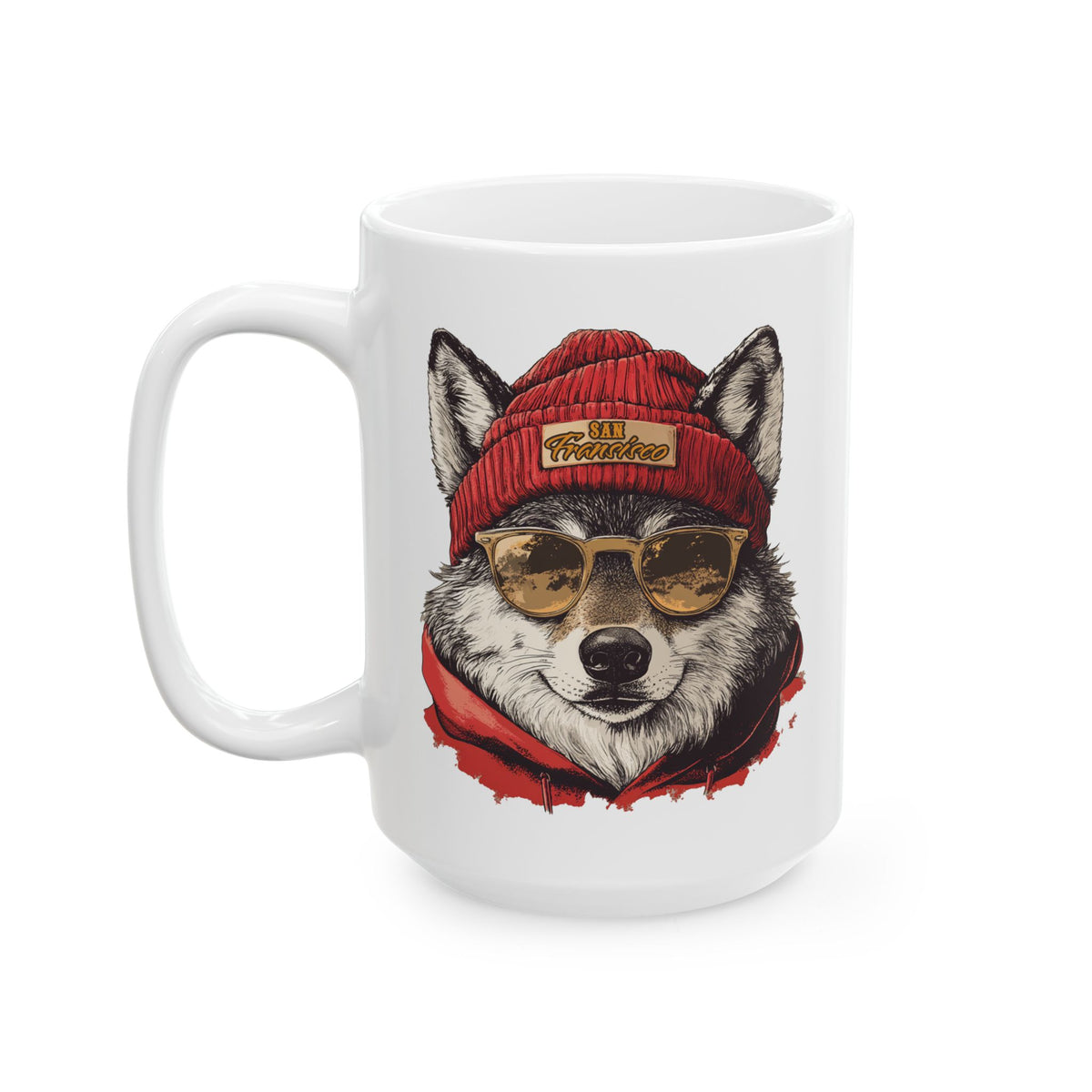 San Francisco 49ers Spirit Animal Ceramic Mug | Football Fan Gift