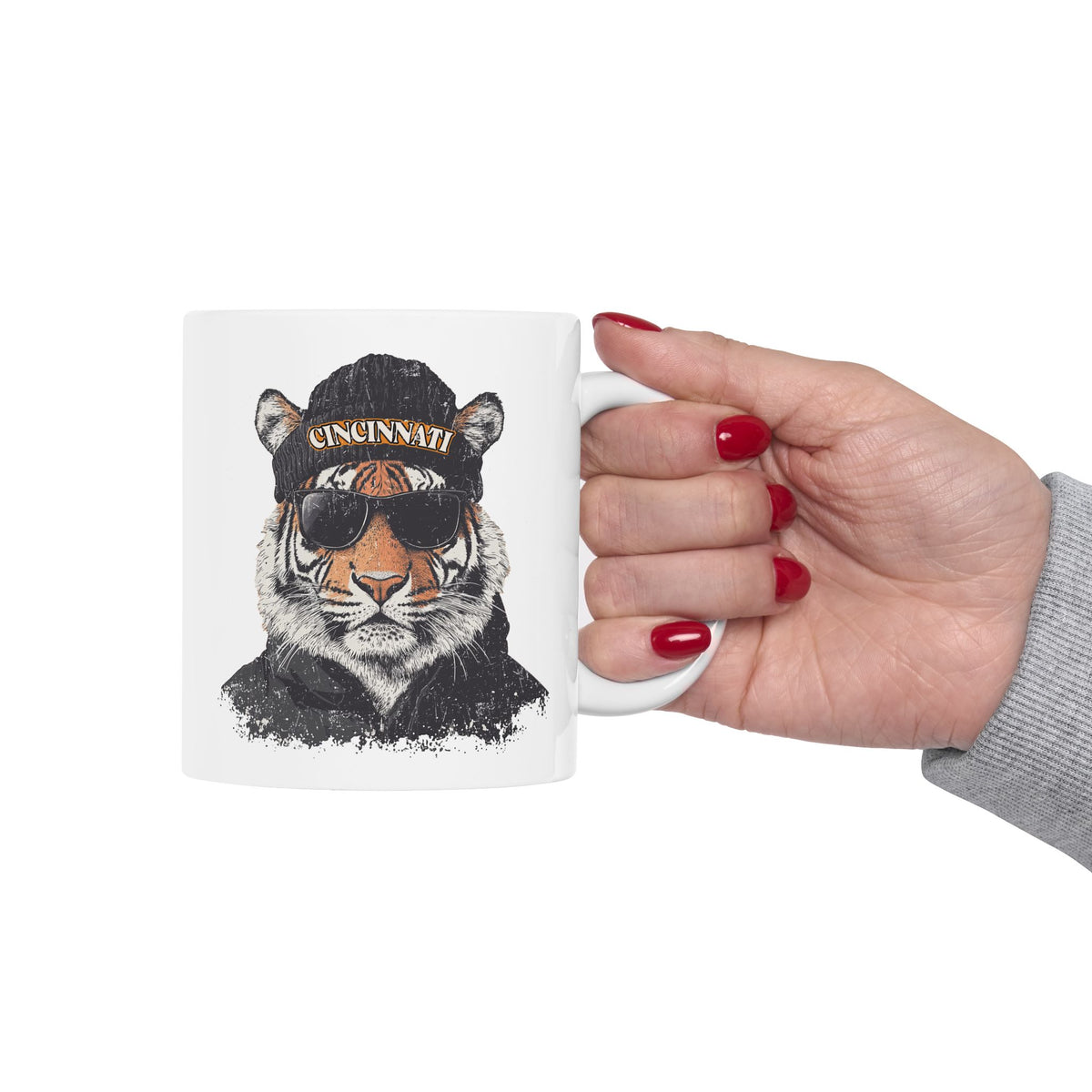 Cincinnati Bengals Spirit Animal Ceramic Mug | Football Fan Gift