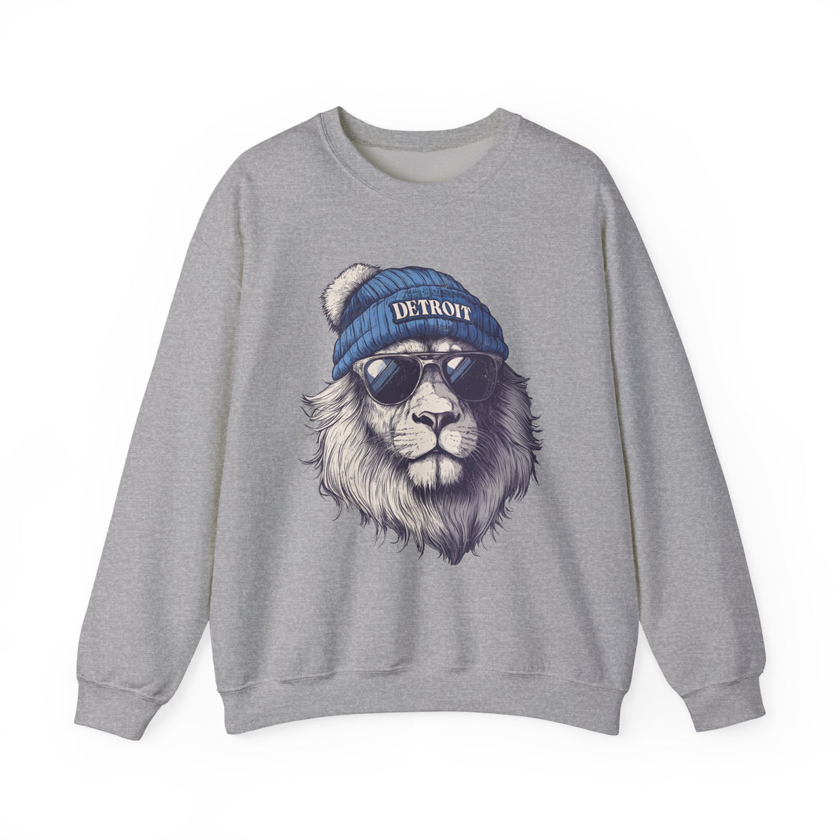 Detroit Lions Spirit Animal Crewneck Sweatshirt | Football Fan Gift