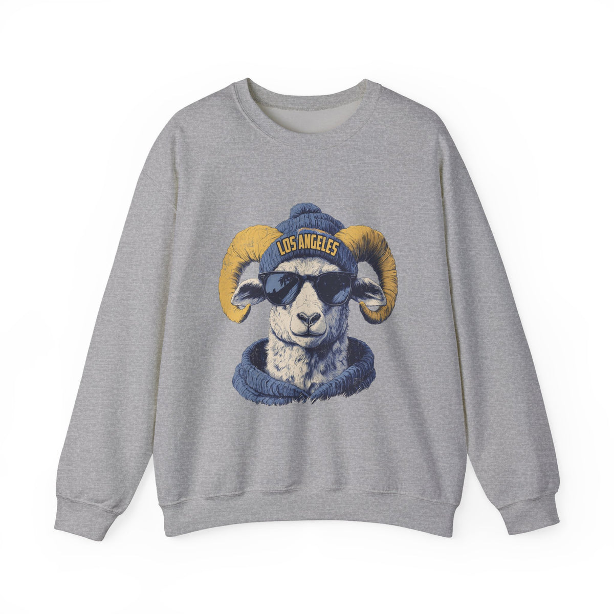 Los Angeles Rams Spirit Animal Crewneck Sweatshirt | Football Fan Gift