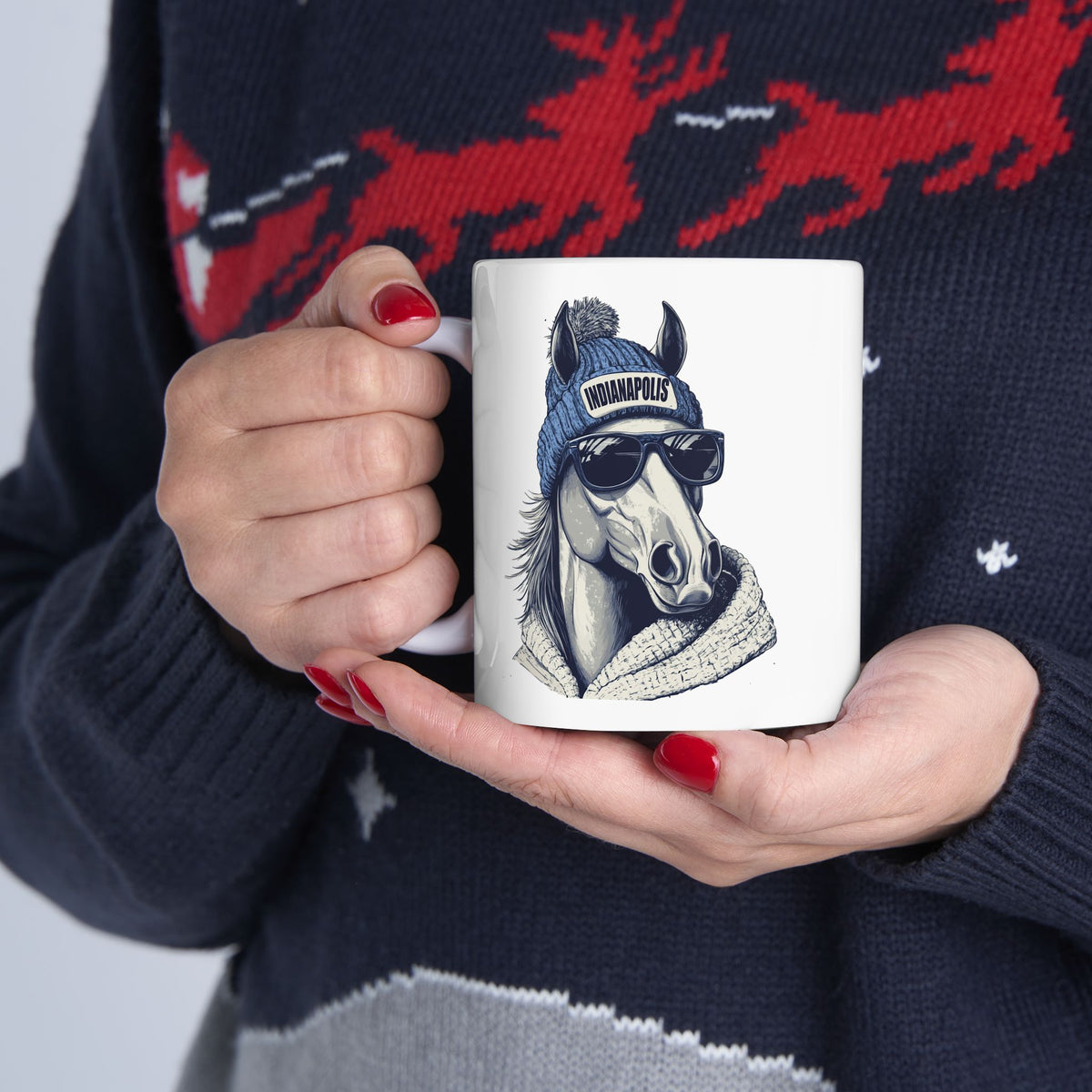 Indianapolis Colts Spirit Animal Ceramic Mug | Football Fan Gift