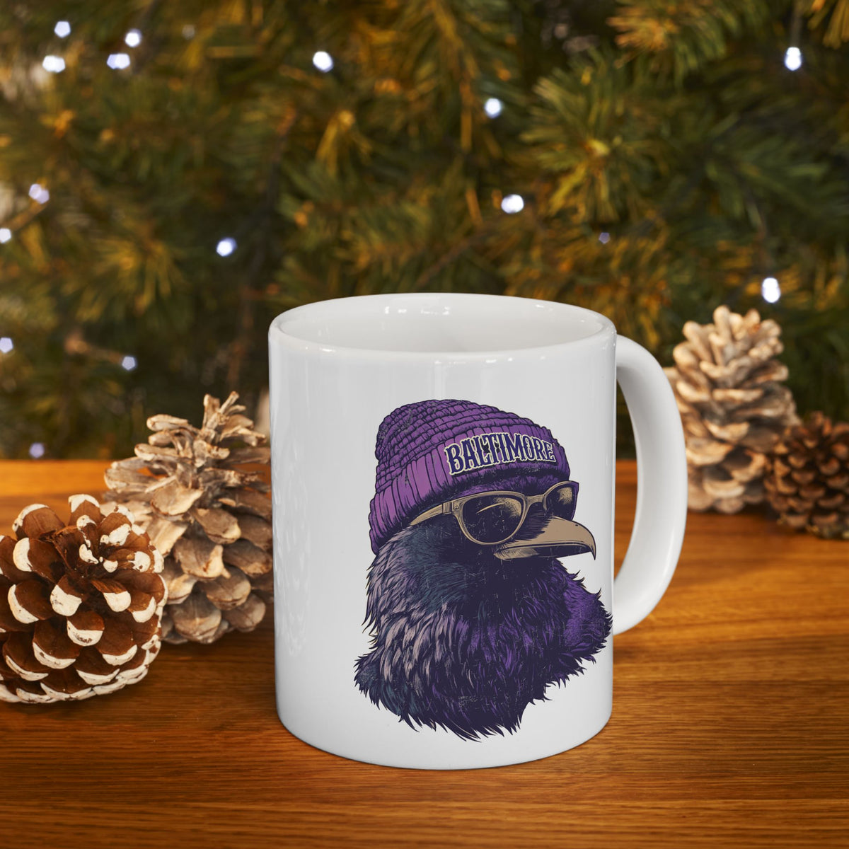 Baltimore Ravens Spirit Animal Ceramic Mug | Football Fan Gift