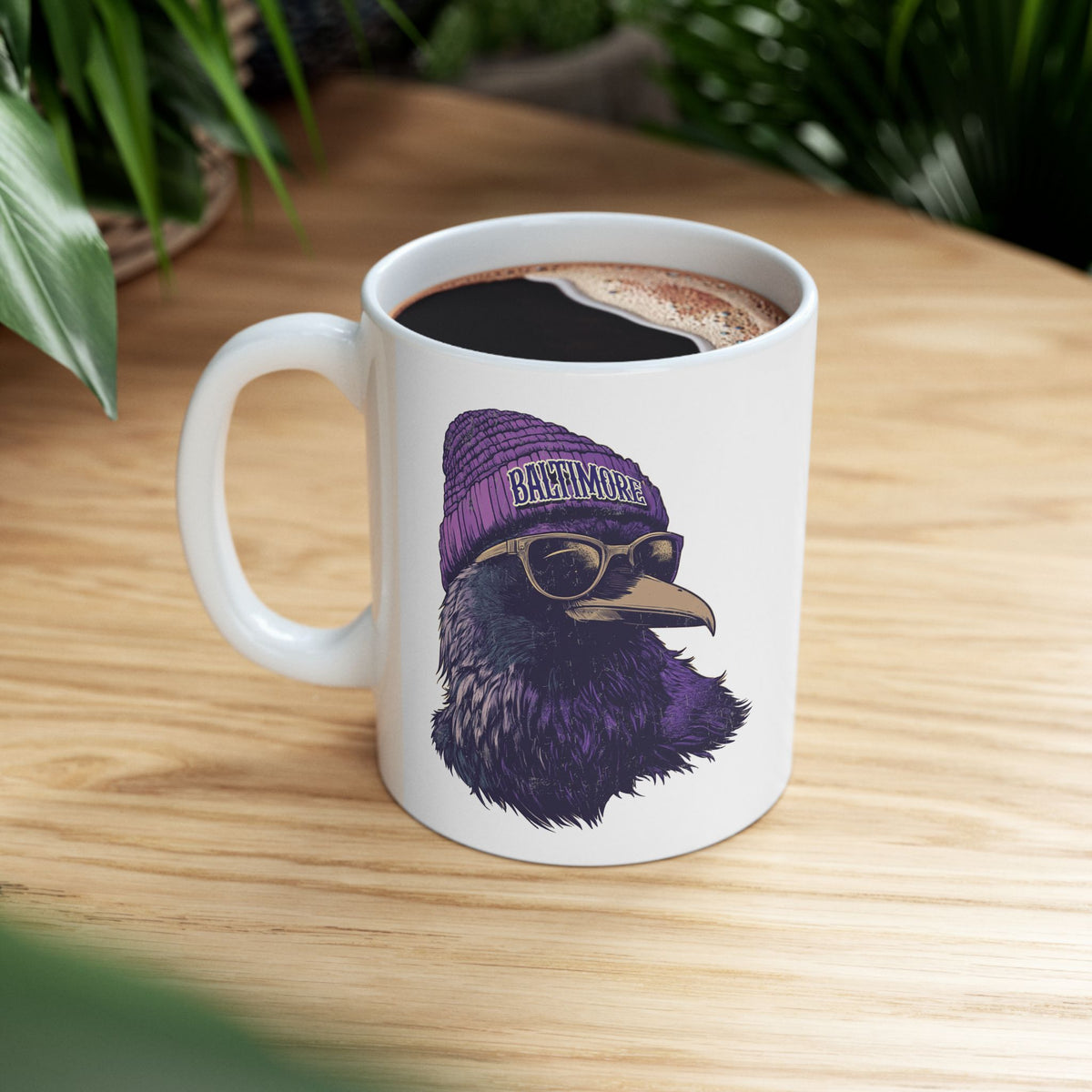 Baltimore Ravens Spirit Animal Ceramic Mug | Football Fan Gift