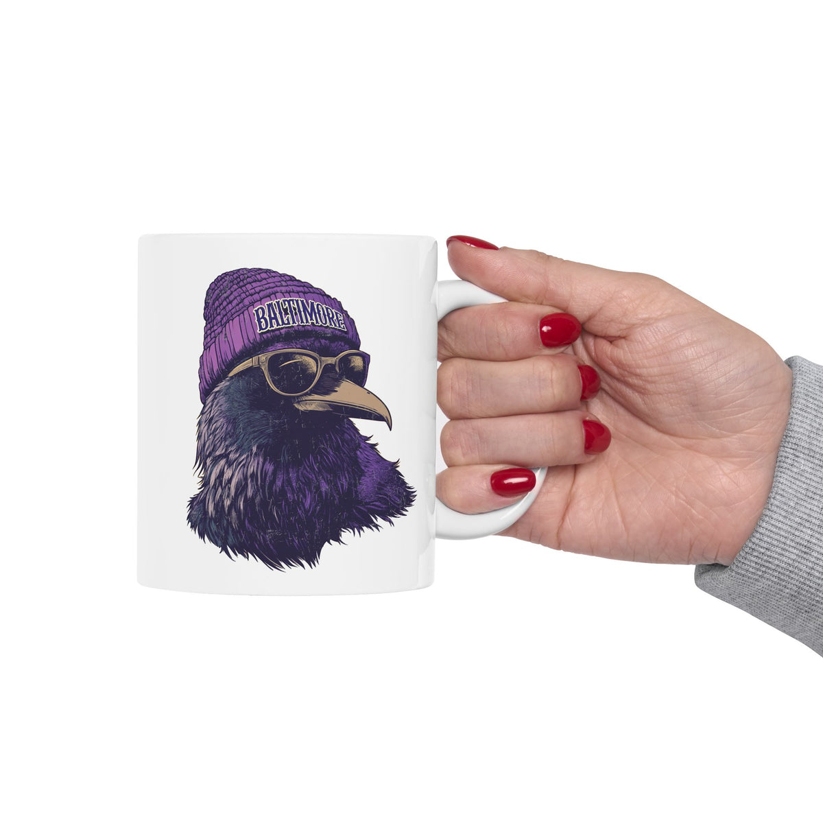 Baltimore Ravens Spirit Animal Ceramic Mug | Football Fan Gift