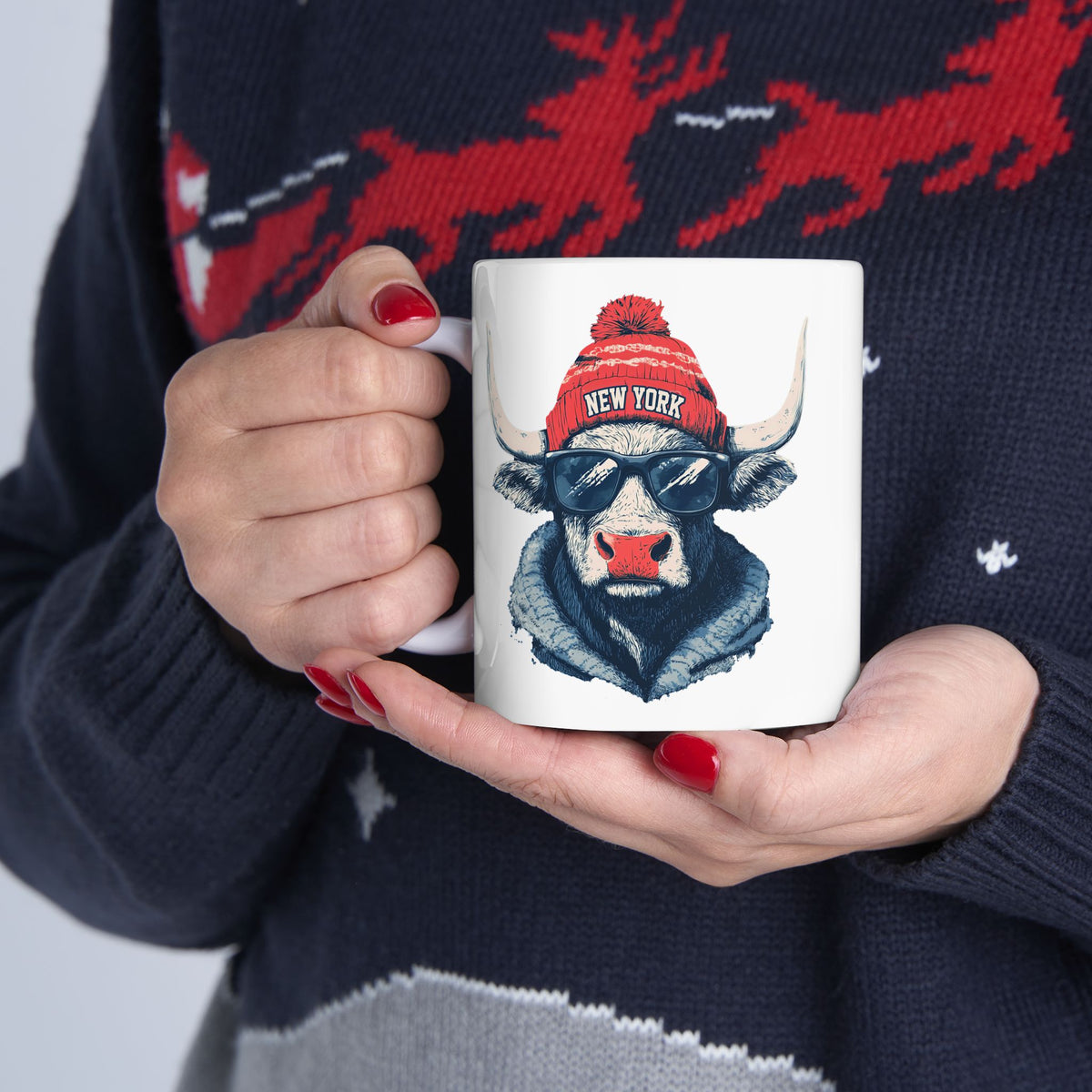 New York Giants Spirit Animal Ceramic Mug | Football Fan Gift
