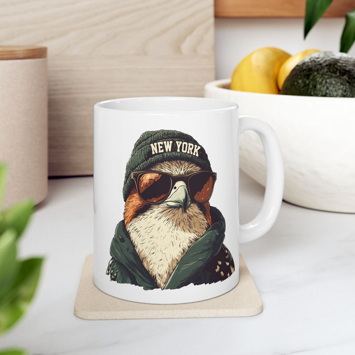 New York Jets Spirit Animal Ceramic Mug | Football Fan Gift