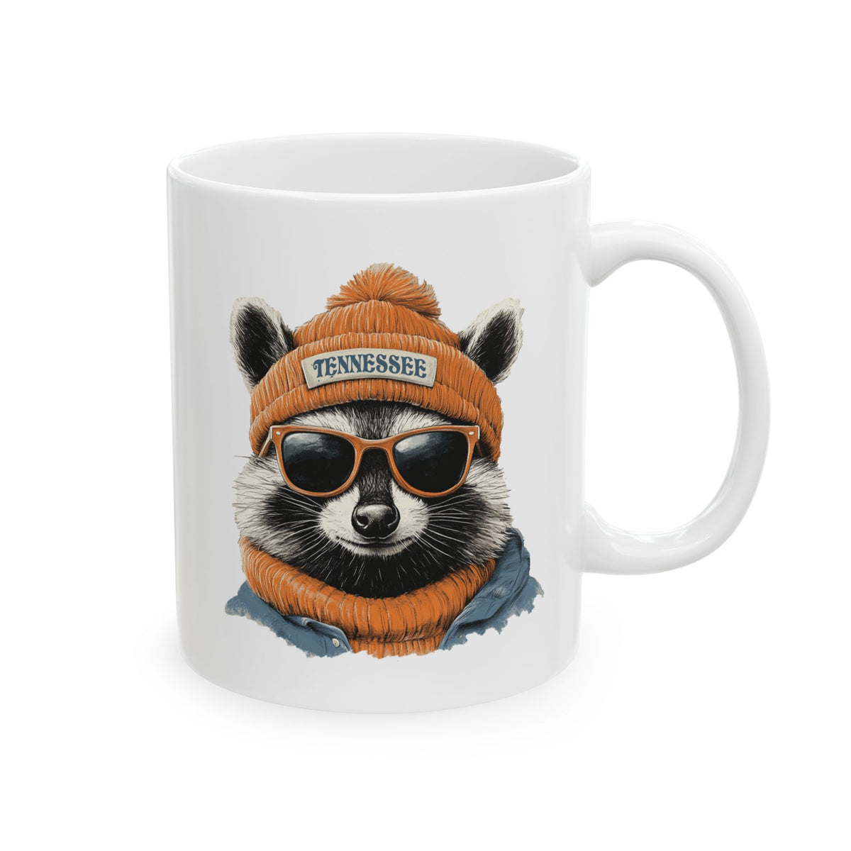 Tennessee Titans Spirit Animal Ceramic Mug – Orange Hat | Football Fan Gift