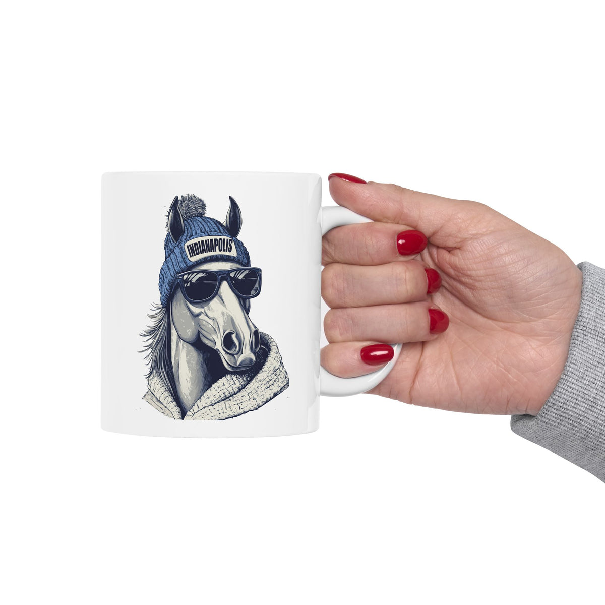Indianapolis Colts Spirit Animal Ceramic Mug | Football Fan Gift