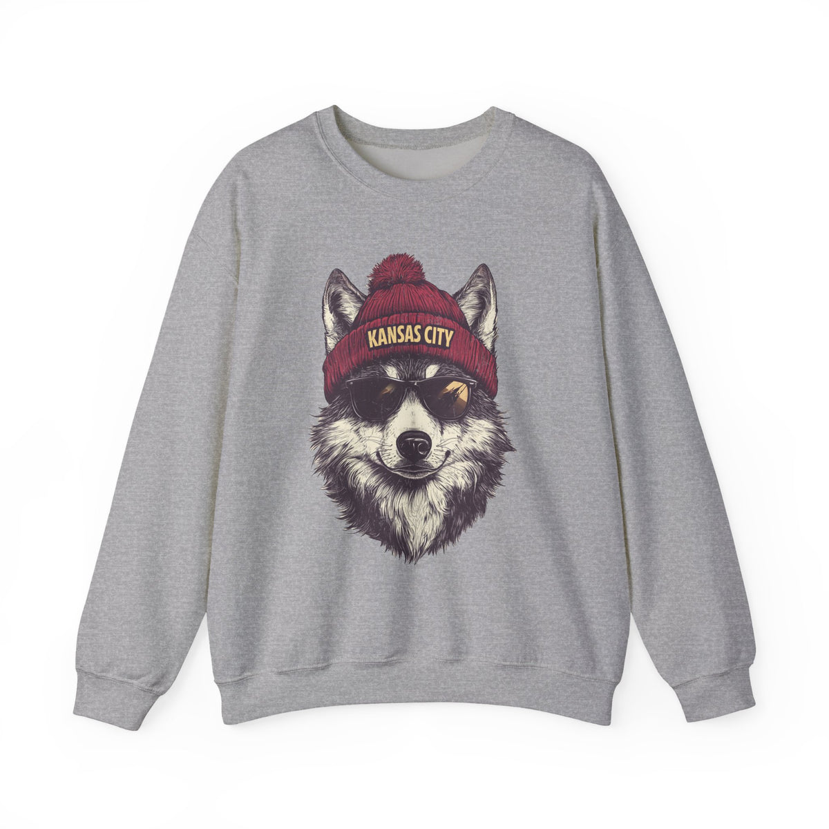 Kansas City Chiefs Spirit Animal Crewneck Sweatshirt | Football Fan Gift