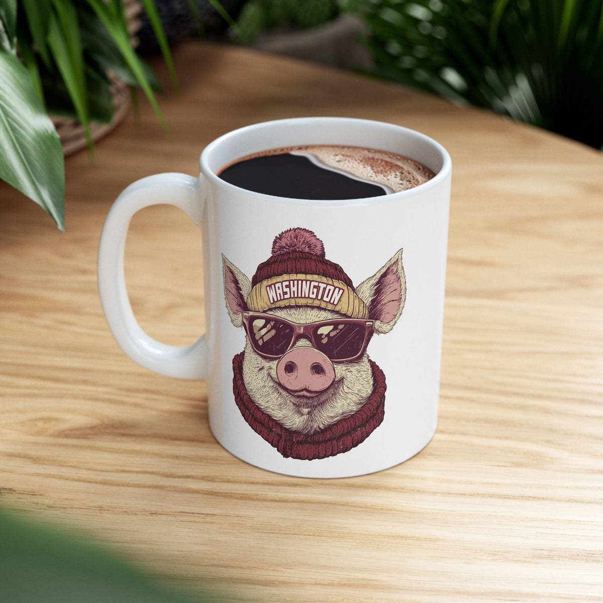 Washington Football Spirit Animal Ceramic Mug | Football Fan Gift