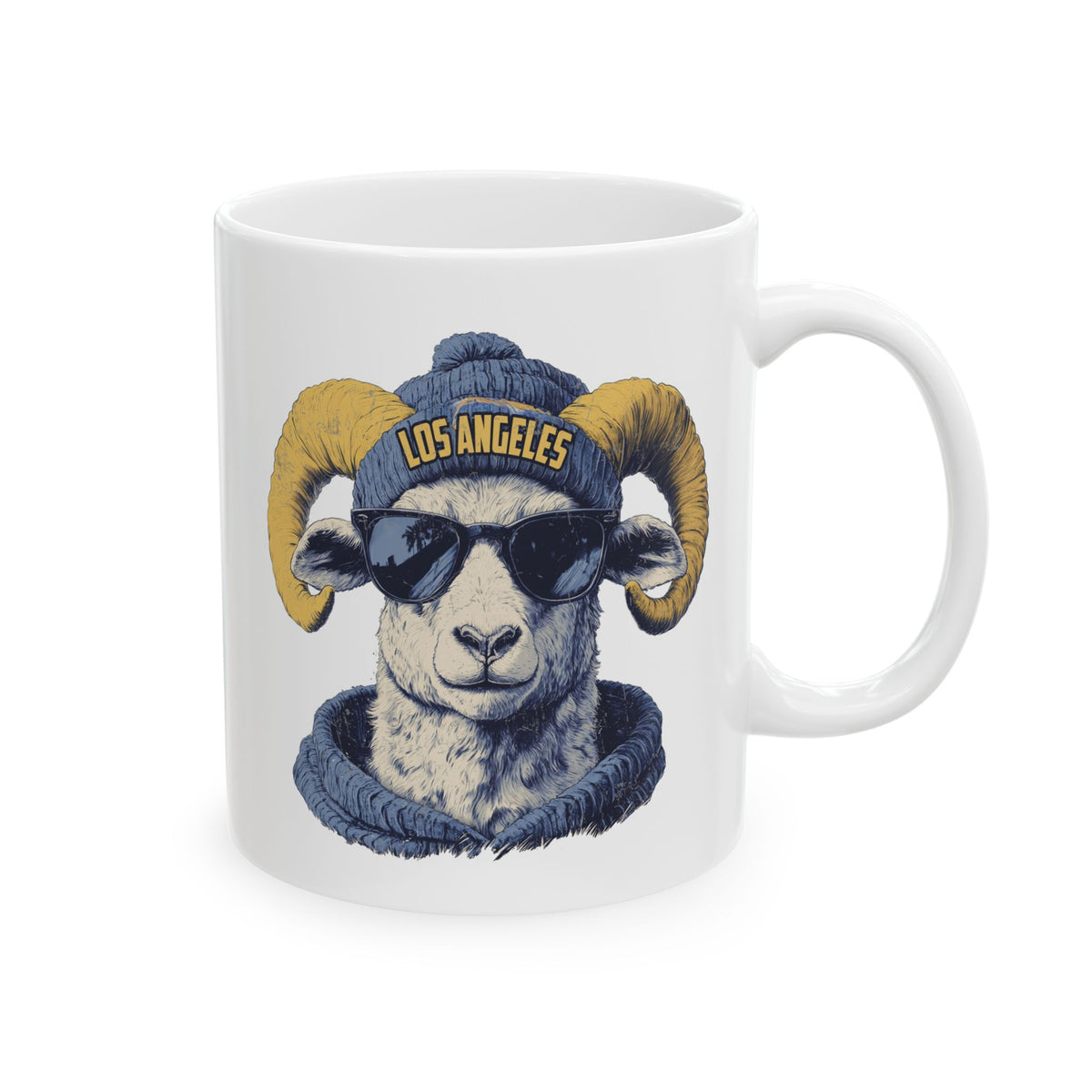 Los Angeles Rams Spirit Animal Ceramic Mug | Football Fan Gift