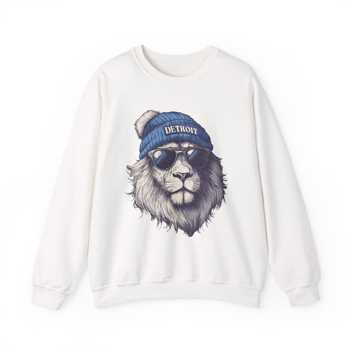Detroit Lions Spirit Animal Crewneck Sweatshirt | Football Fan Gift