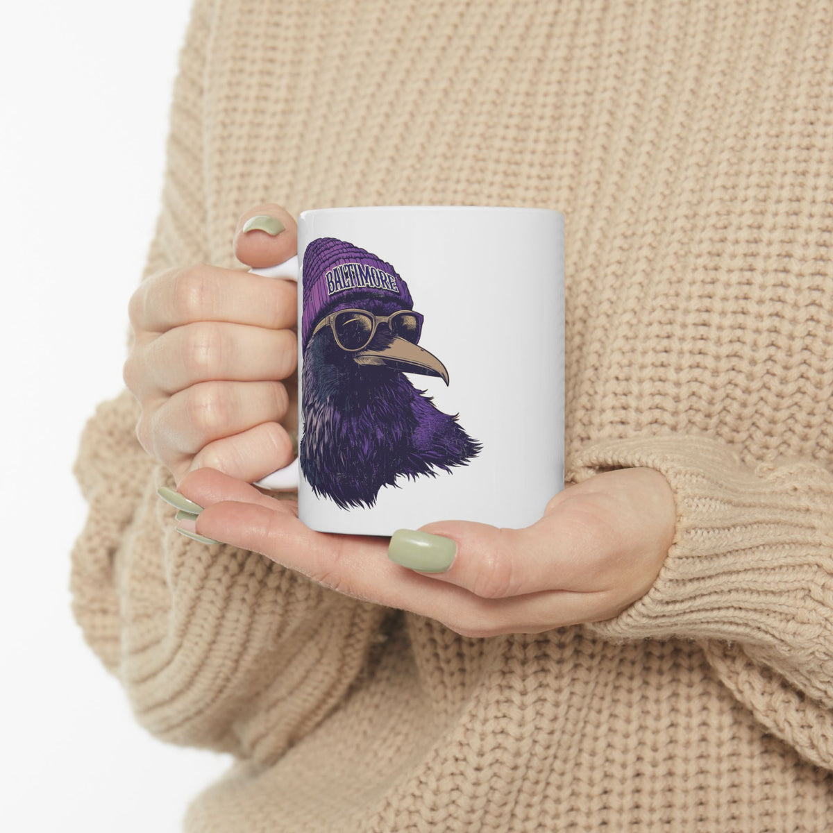 Baltimore Ravens Spirit Animal Ceramic Mug | Football Fan Gift