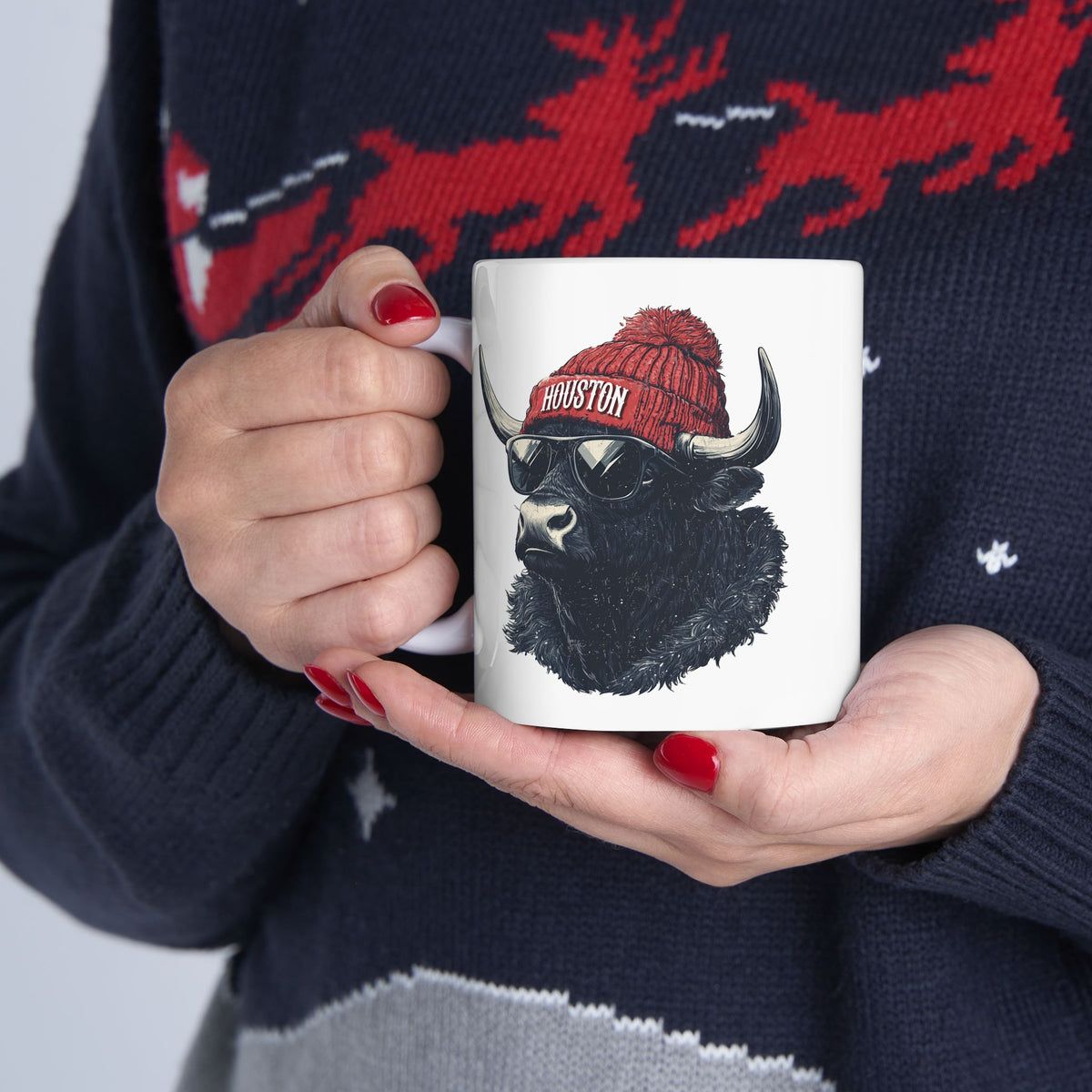 Houston Texans Spirit Animal Ceramic Mug | Football Fan Gift
