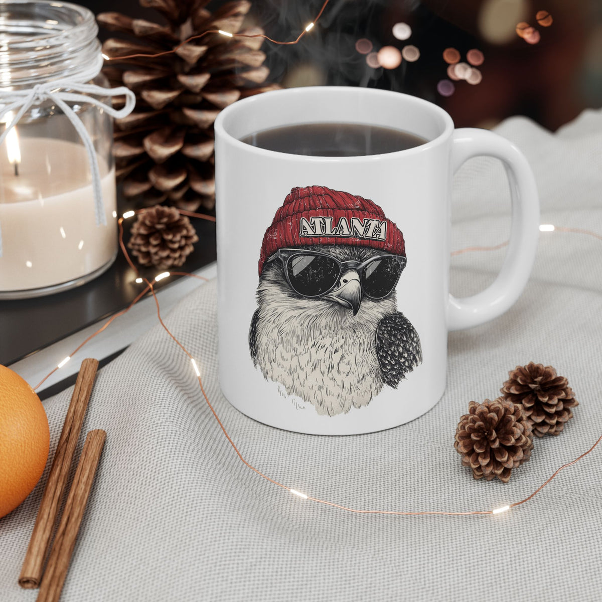 Atlanta Falcons Spirit Animal Ceramic Mug | Football Fan Gift