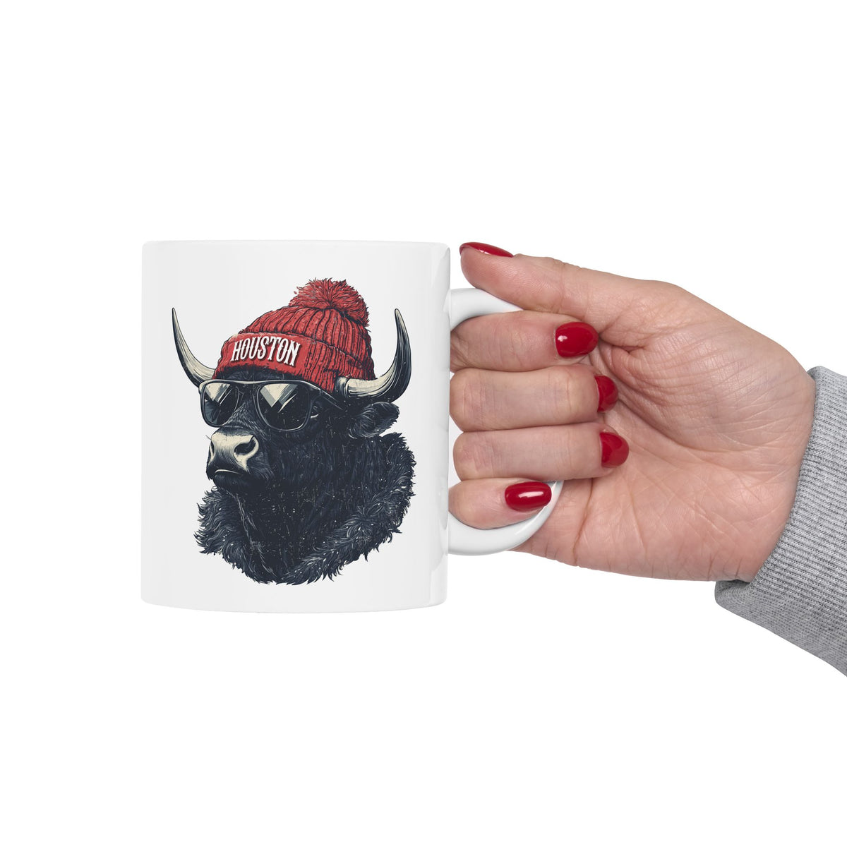 Houston Texans Spirit Animal Ceramic Mug | Football Fan Gift