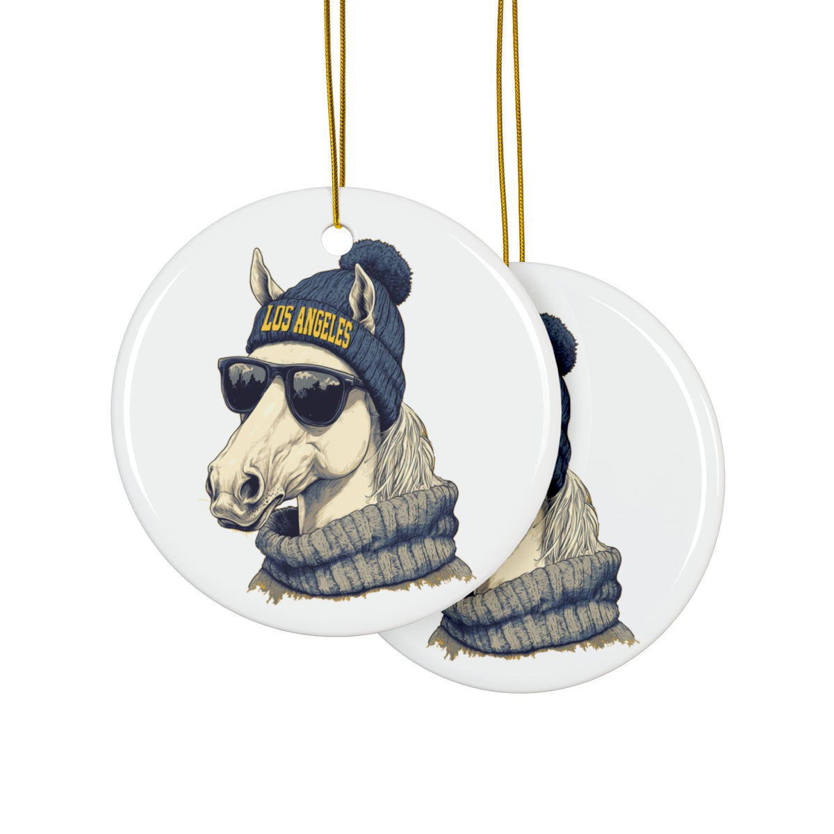 Los Angeles Chargers Spirit Animal Ceramic Ornament | Christmas Gift