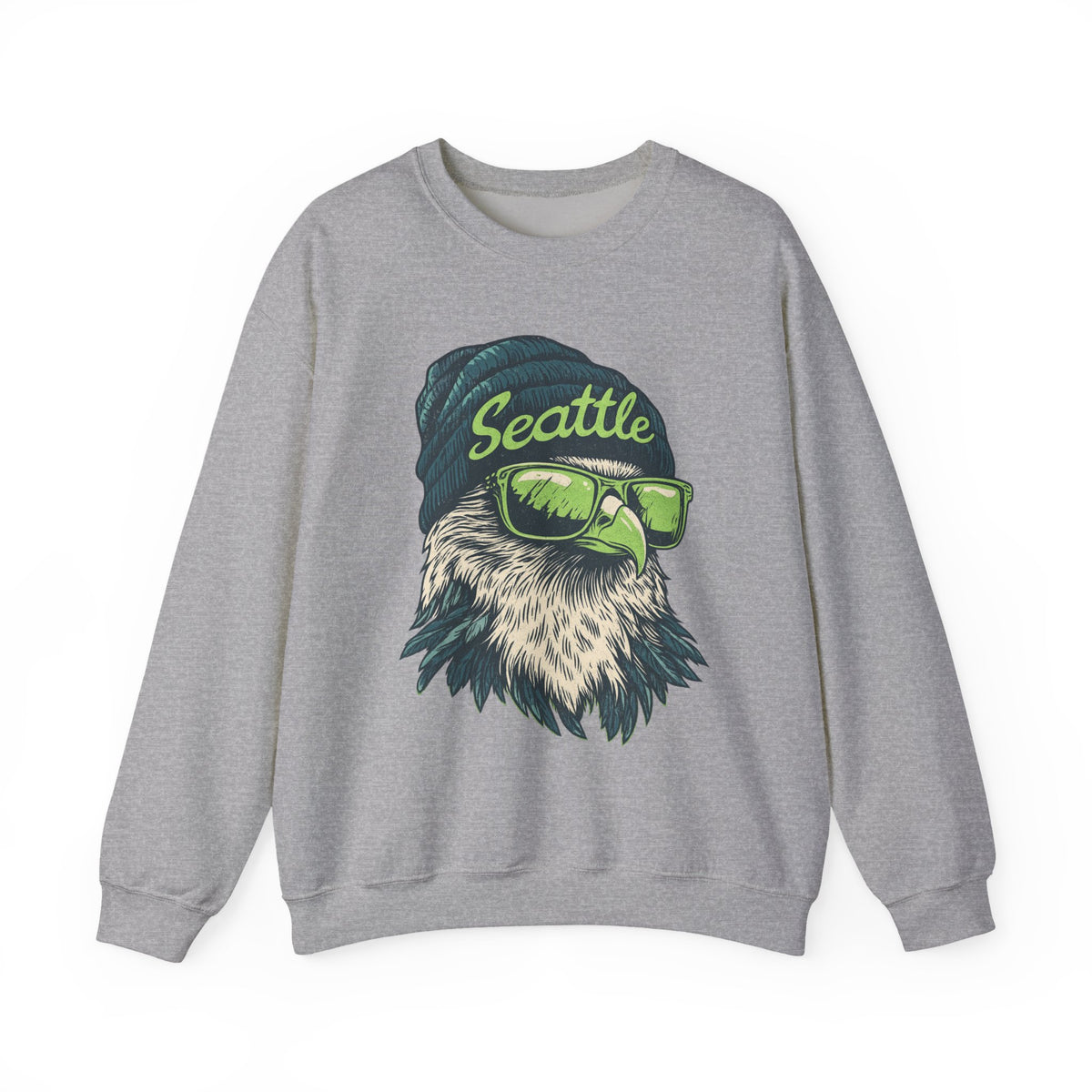 Seattle Seahawks Spirit Animal Crewneck Sweatshirt | Football Fan Gift