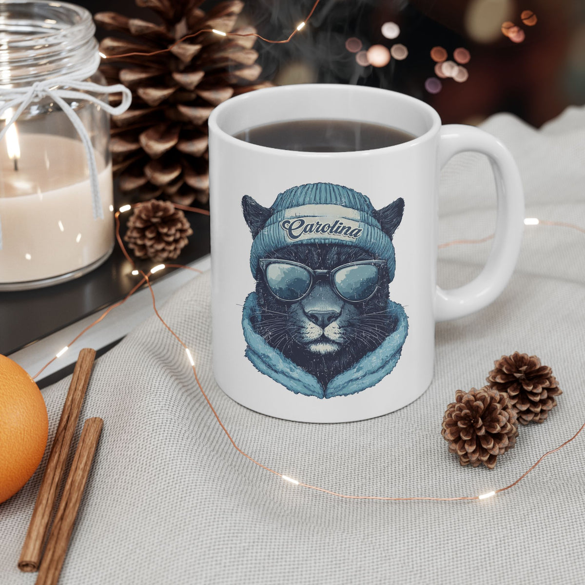 Carolina Panthers Spirit Animal Ceramic Mug | Football Fan Gift