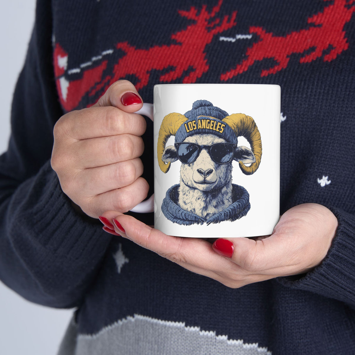 Los Angeles Rams Spirit Animal Ceramic Mug | Football Fan Gift