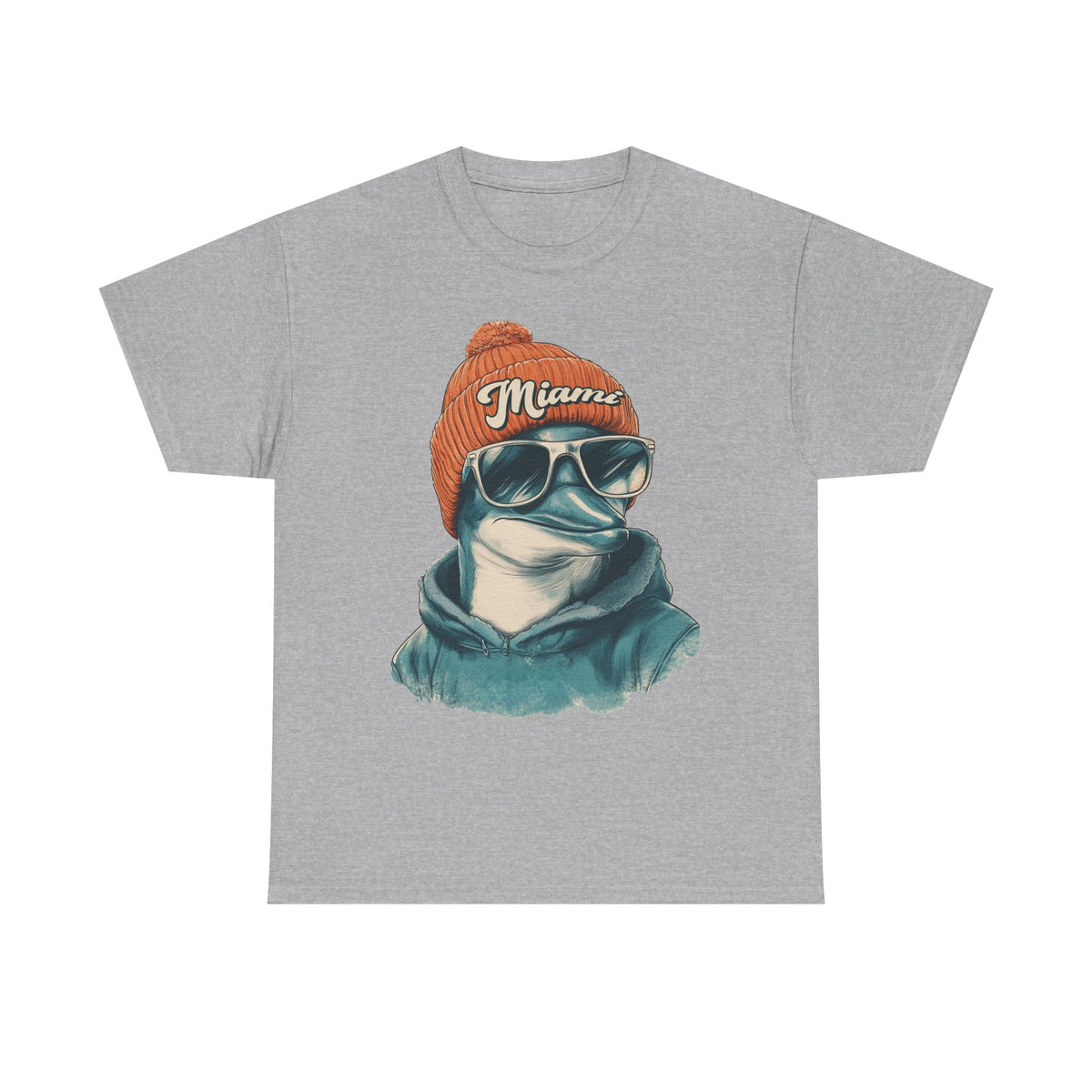 Miami Dolphins Spirit Animal Graphic T-Shirt | Football Fan Gift