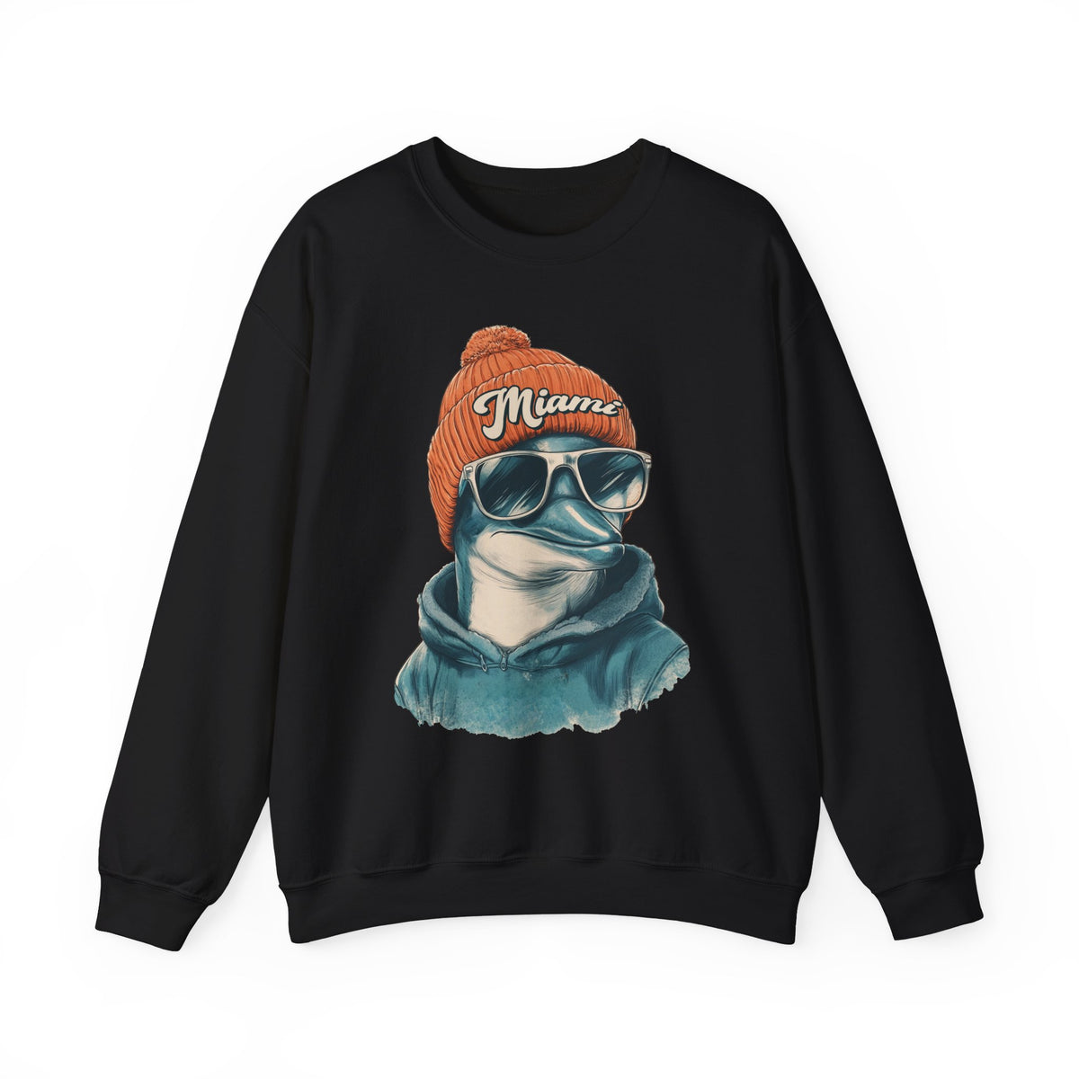 Miami Dolphins Spirit Animal Crewneck Sweatshirt | Football Fan Gift