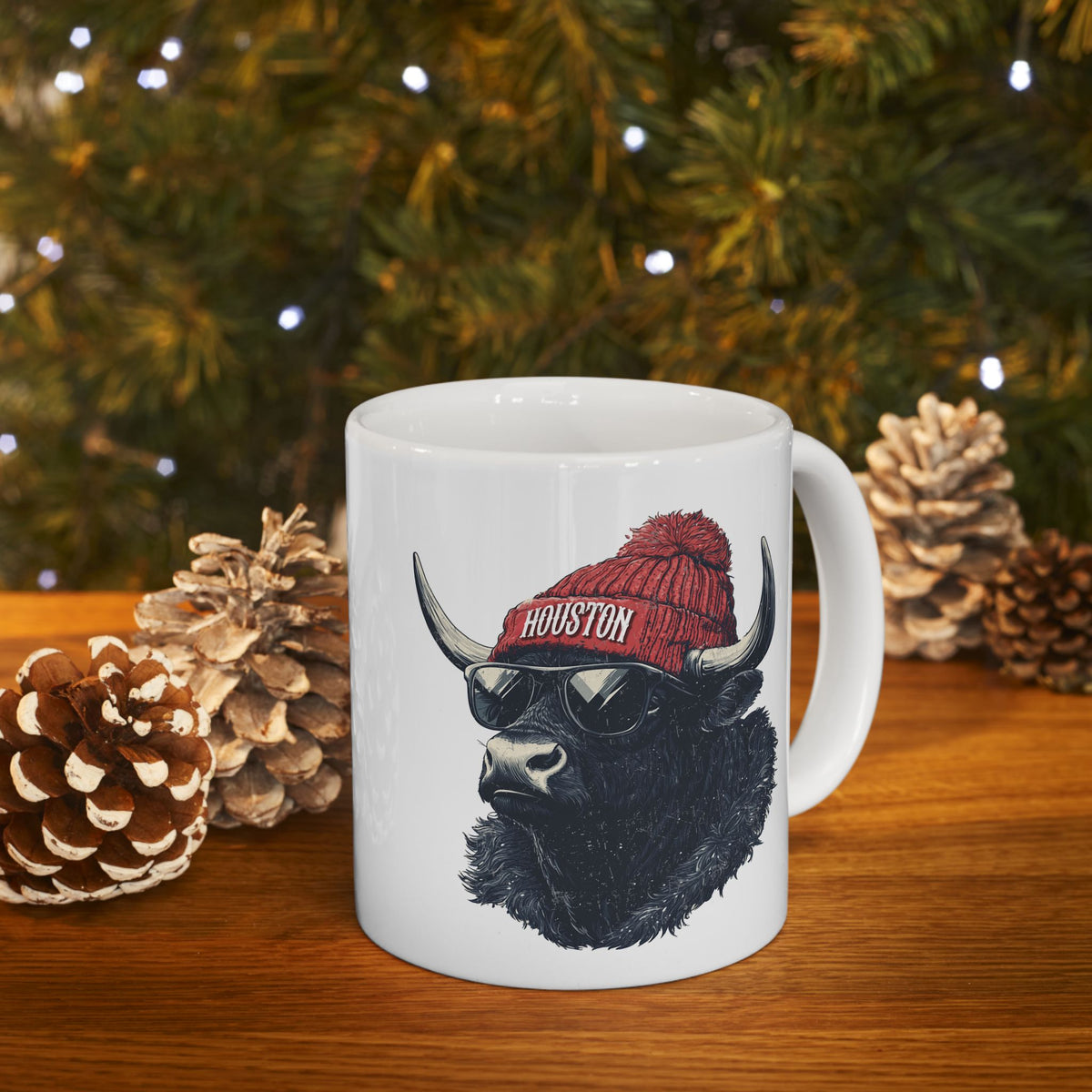 Houston Texans Spirit Animal Ceramic Mug | Football Fan Gift