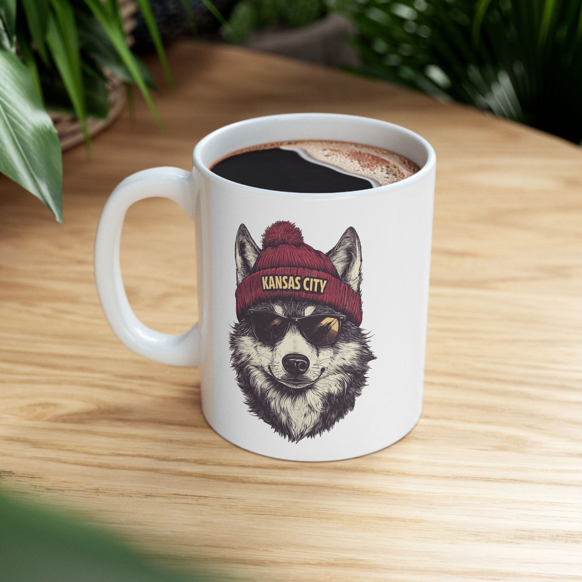 Kansas City Chiefs Spirit Animal Ceramic Mug | Football Fan Gift